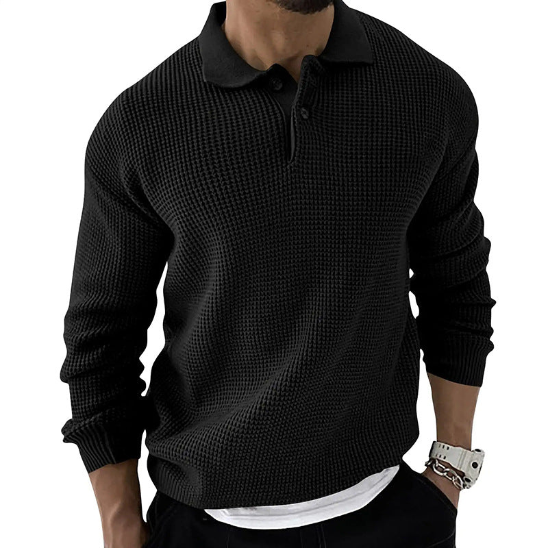 Celmo | Textured Polo-Collar Sweater