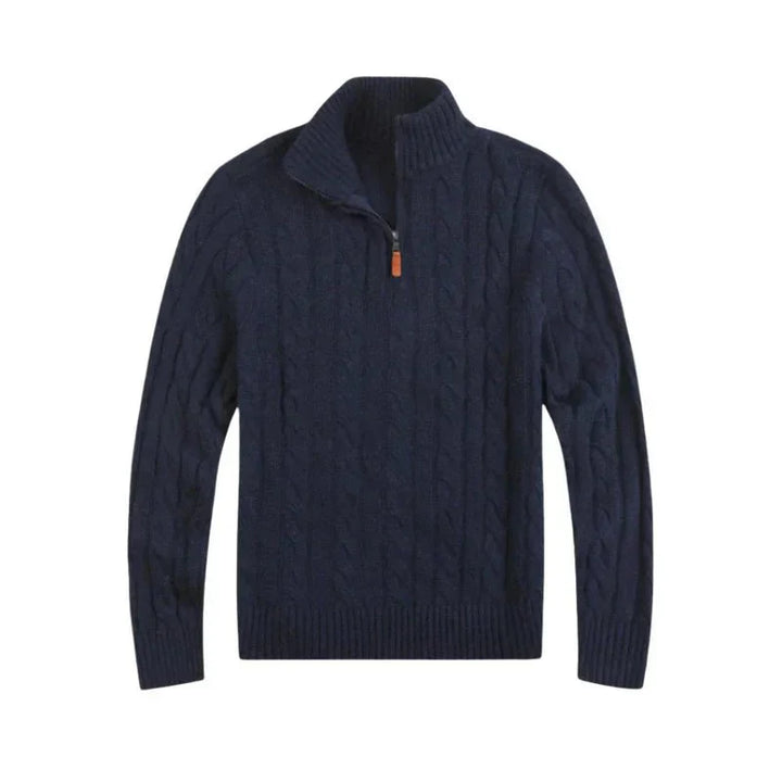 Corven | Quarter-Zip Cable Knit Sweater