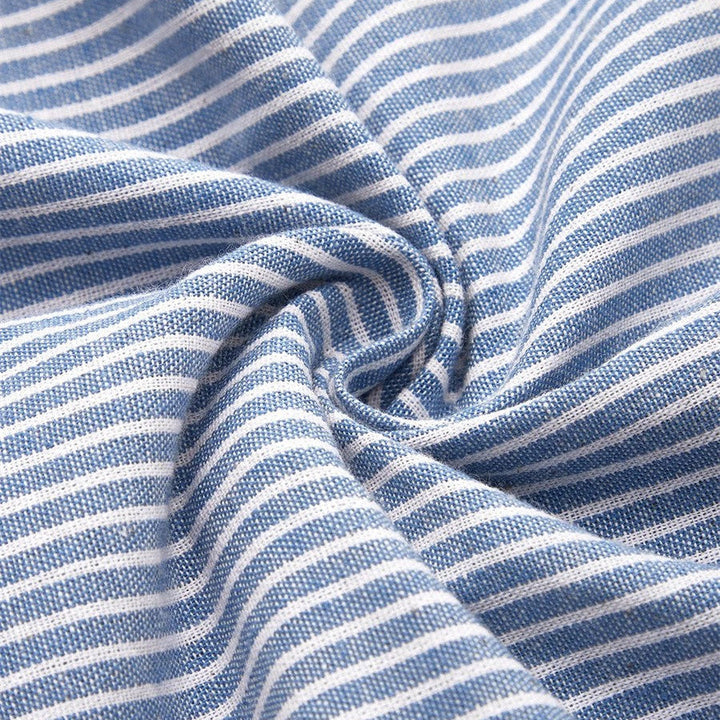 Lenna Striped Cotton Midi Dress