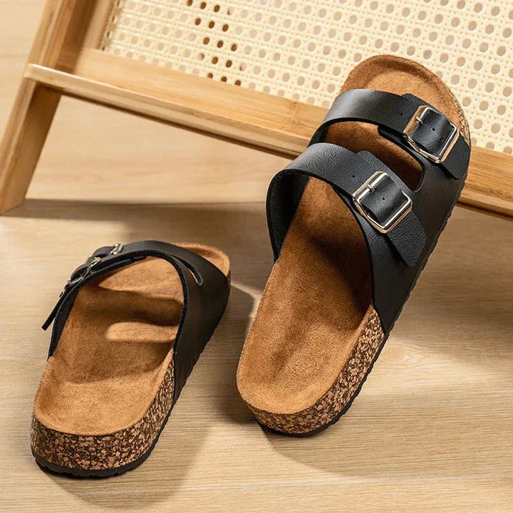 Elias | Double-Strap Slip-On Men’s Sandals