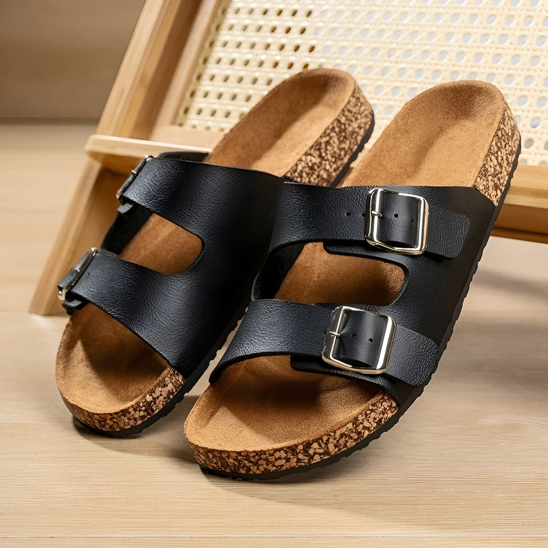 Elias | Double-Strap Slip-On Men’s Sandals