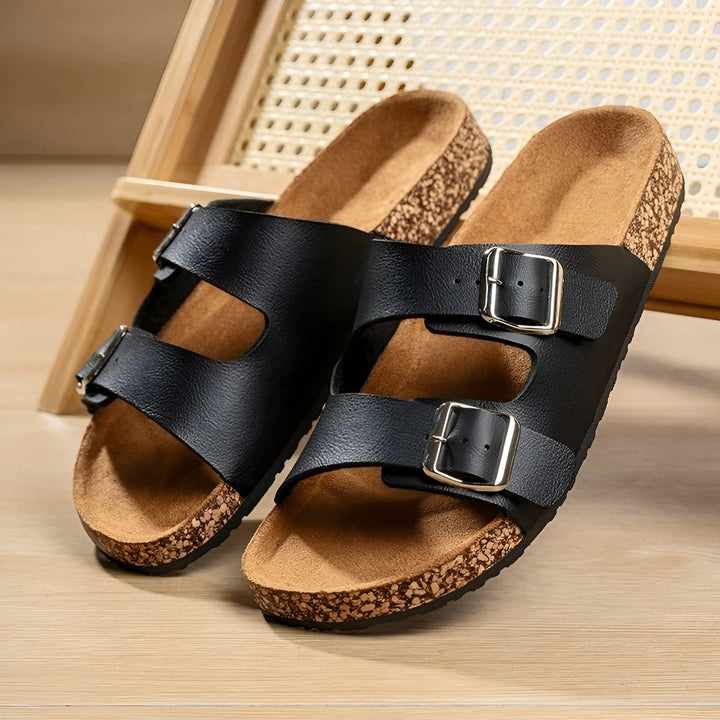 Elias | Double-Strap Slip-On Men’s Sandals