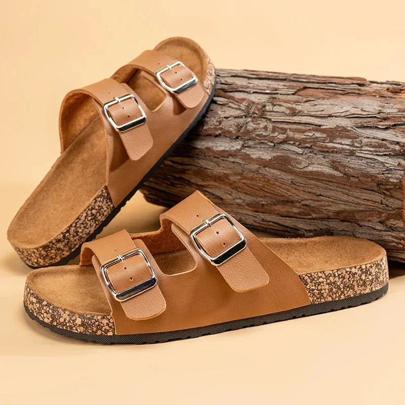 Elias | Double-Strap Slip-On Men’s Sandals