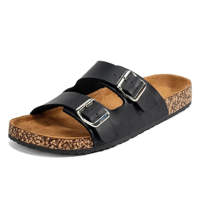 Elias | Double-Strap Slip-On Men’s Sandals