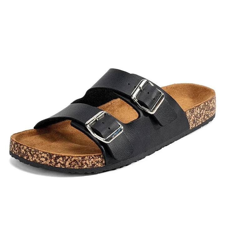 Elias | Double-Strap Slip-On Men’s Sandals