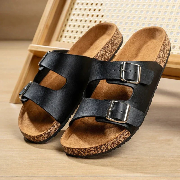 Elias | Double-Strap Slip-On Men’s Sandals