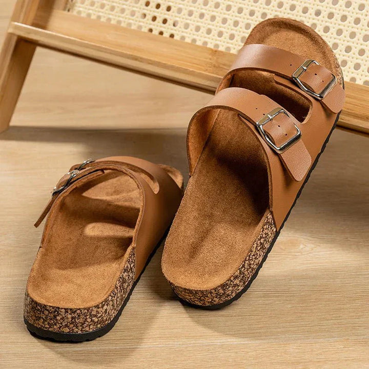 Elias | Double-Strap Slip-On Men’s Sandals