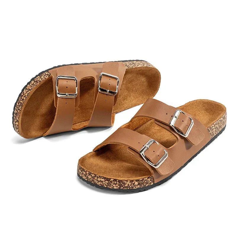 Elias | Double-Strap Slip-On Men’s Sandals