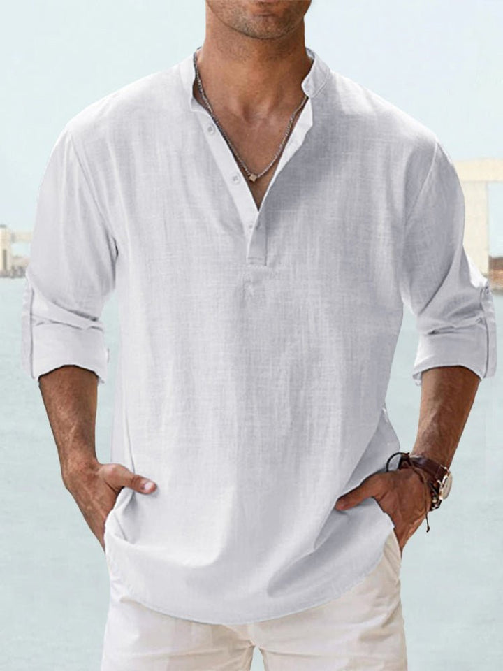 Givalli - Smooth Casual Linen Overshirt