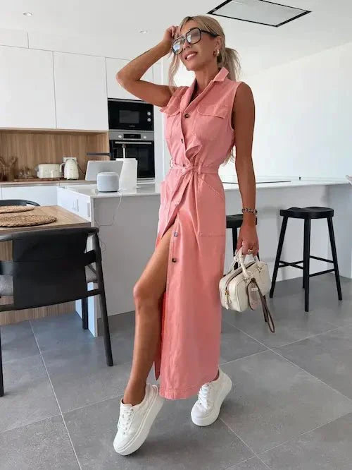 Ivy™ | Maxi Denim Dress