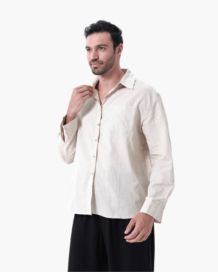 Jalen | Minimalist Long-Sleeve Men’s Shirt