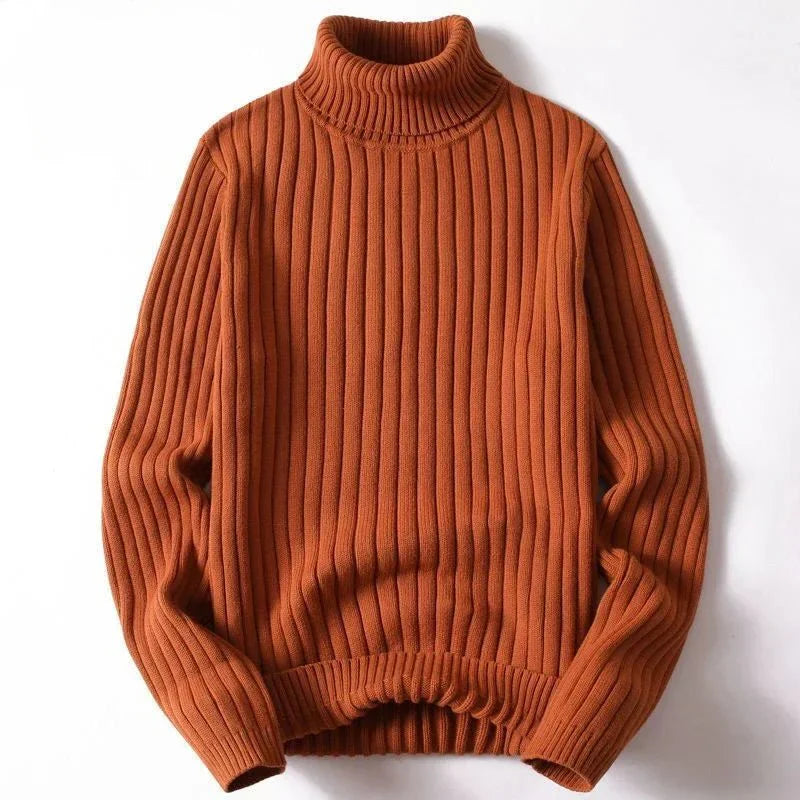 Julian | Minimalist Ribbed Turtleneck Sweater