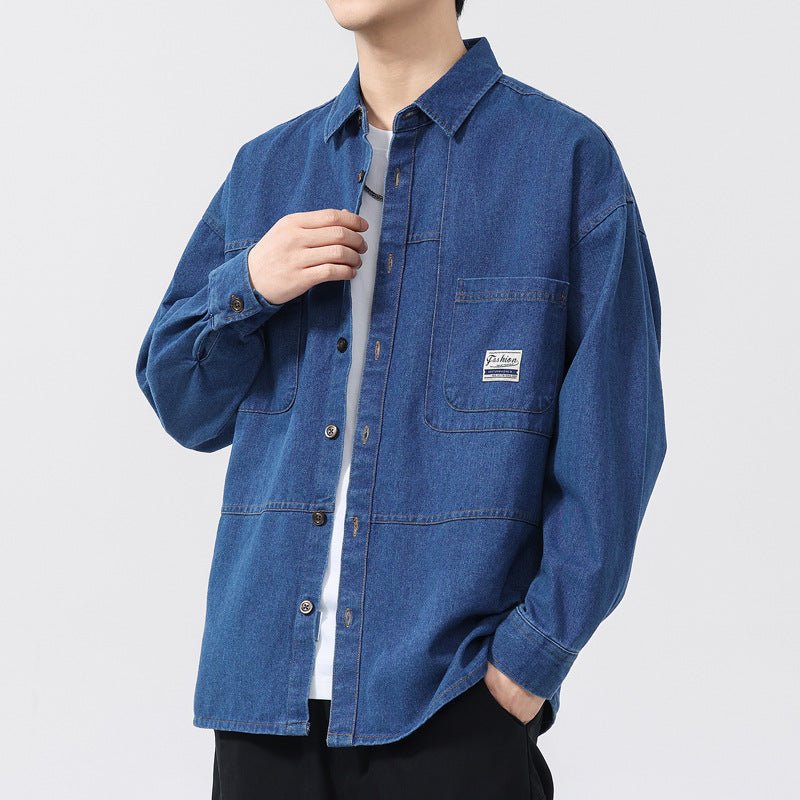 Logan | Casual Utility Button-Up Men’s Overshirt