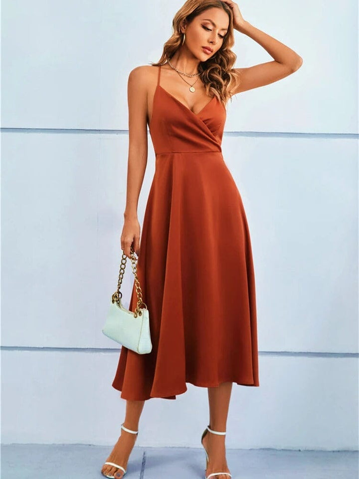 LUCI | STRAPLESS SILK MAXI DRESS