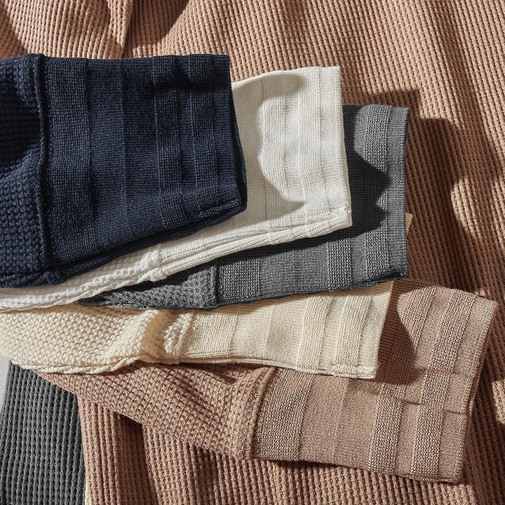 Miles | Classic Waffle Henley Shirt