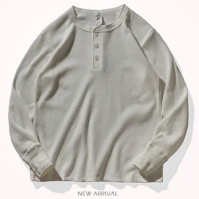 Miles | Classic Waffle Henley Shirt