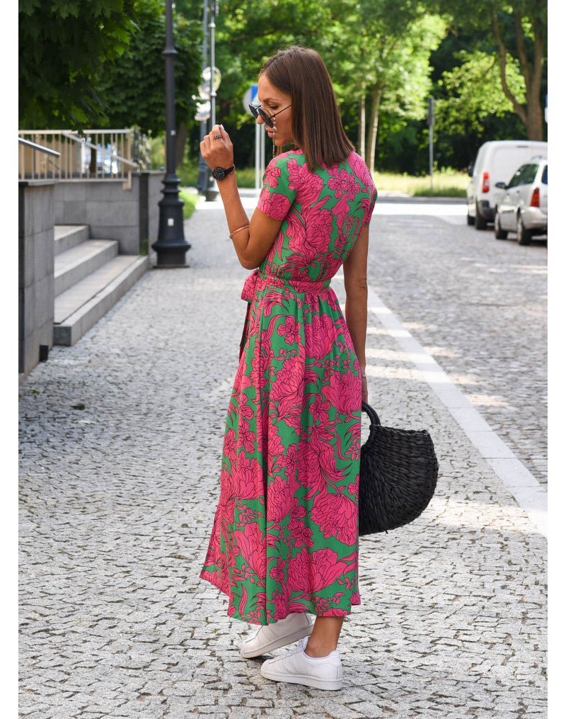 Nélia | Elegant Floral Dress