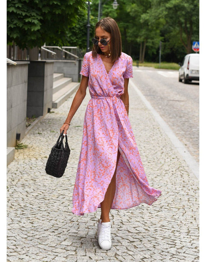 Nélia | Elegant Floral Dress