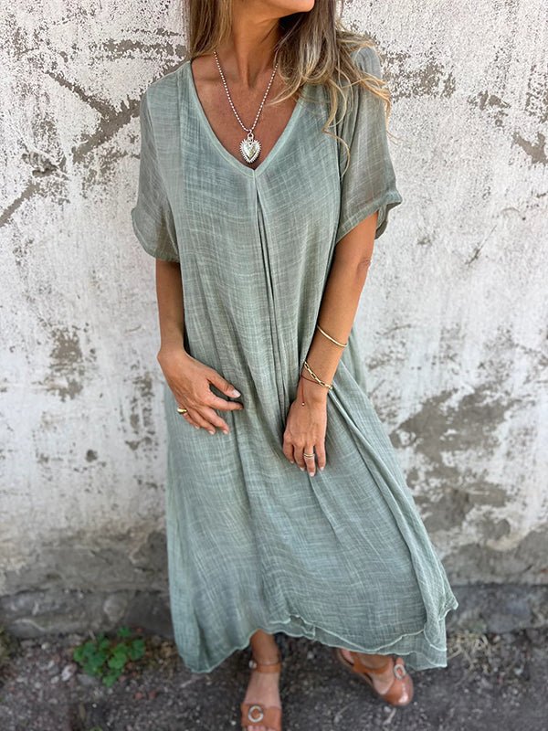 Nina™ | V-Neck Dress