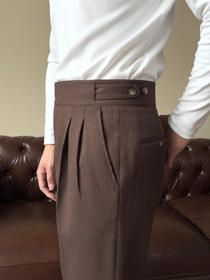 Evren | High-Waisted Gurkha Trousers