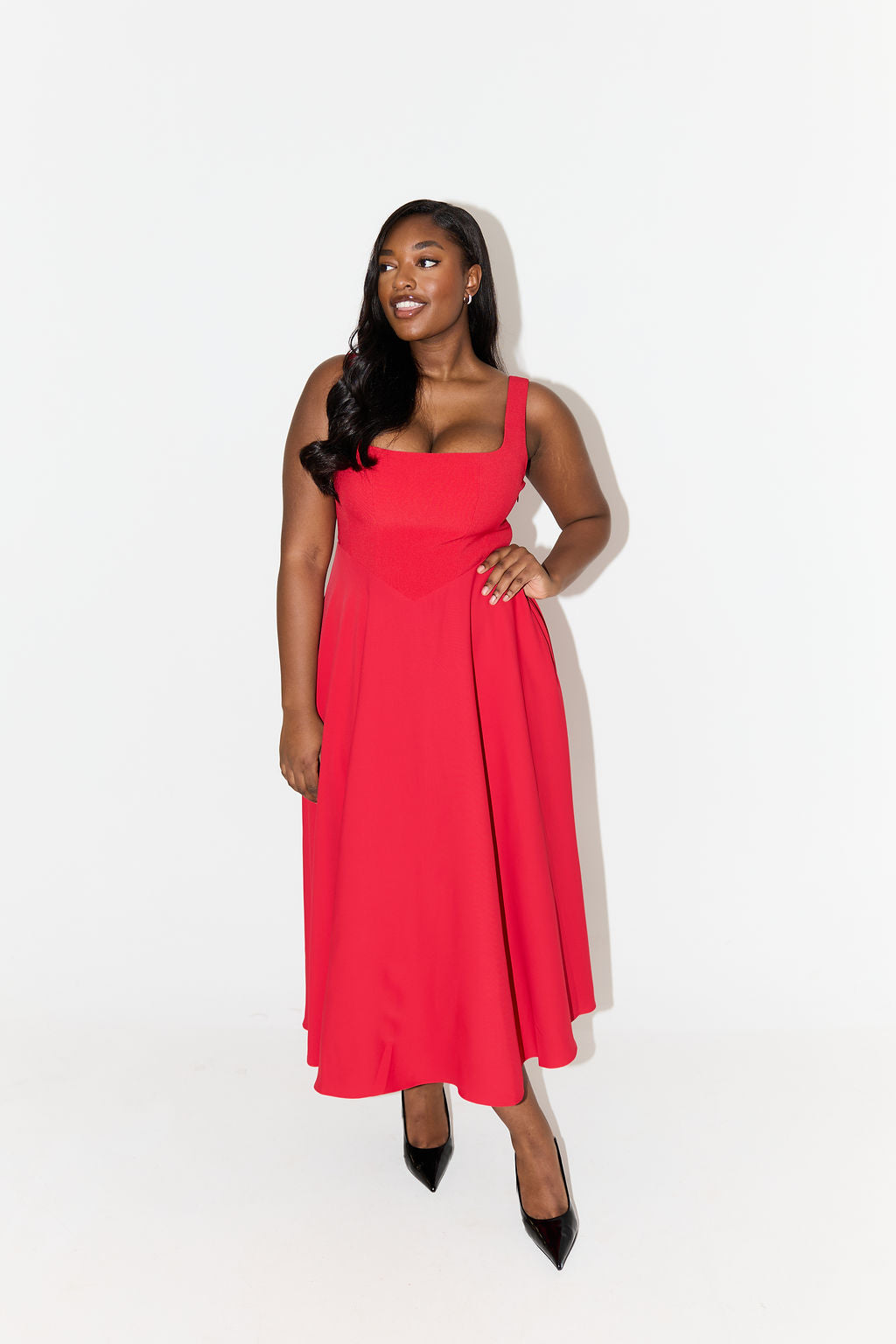 Marvella™ | Timeless Flowy Midi Dress