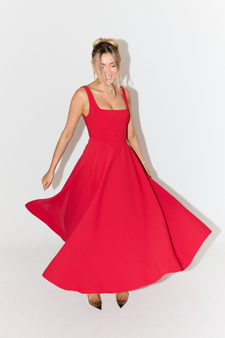 Marvella™ | Timeless Flowy Midi Dress