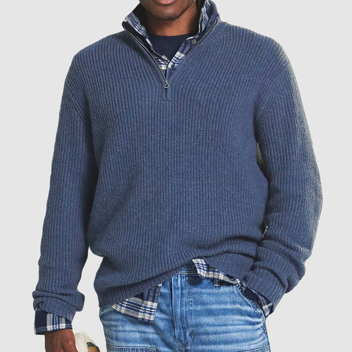 RON -  Quarter Zip Sweater