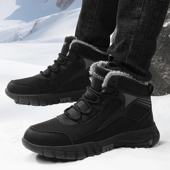 Ronan | Comfortable Winter Men’s Faux Leather Boots
