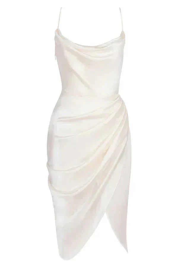 GISELLE | SILK CORSET MAXI DRESS