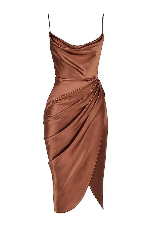 GISELLE | SILK CORSET MAXI DRESS