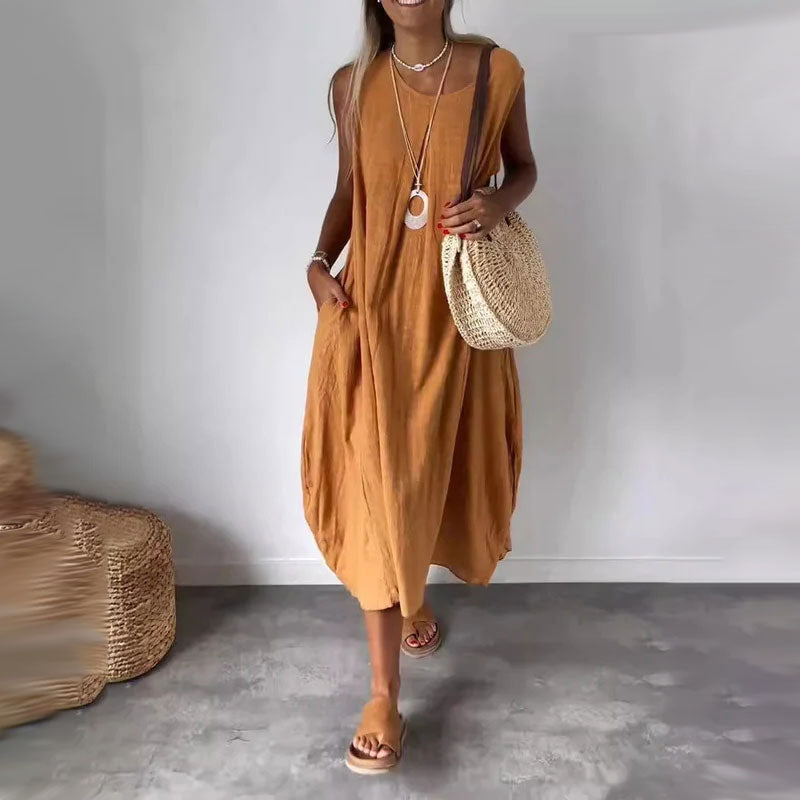 Fabienne | Casual Summer Dress with Pocket Detail