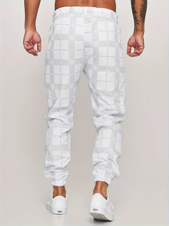 Stefano | Checkered Sweatpants