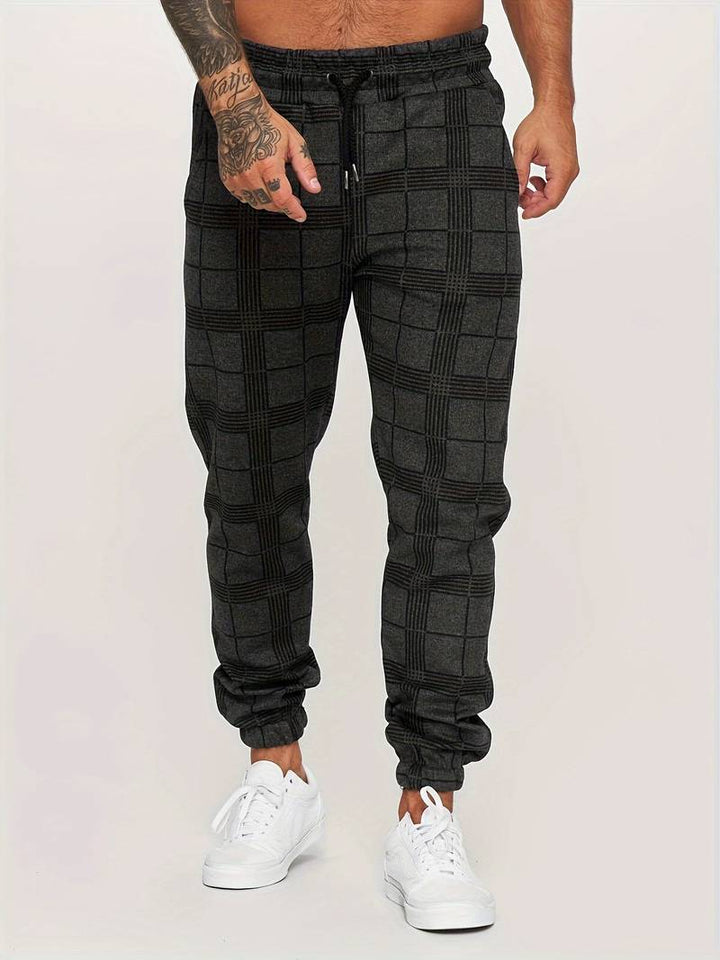 Stefano | Checkered Sweatpants